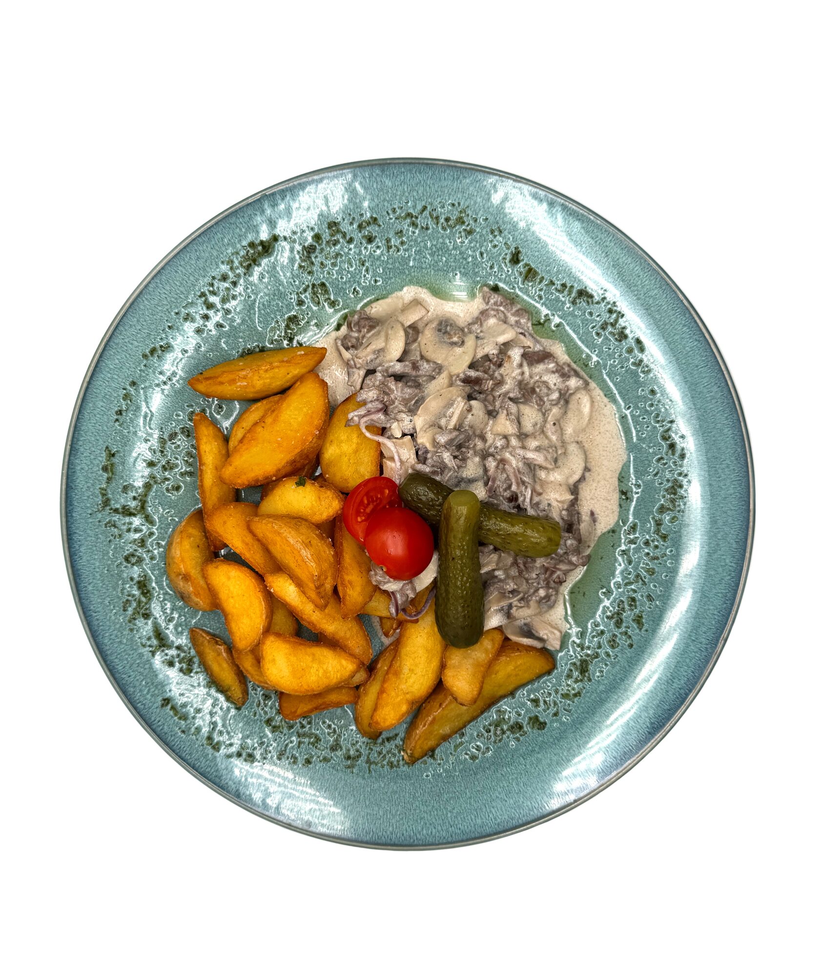 Бефстроганов с дольками